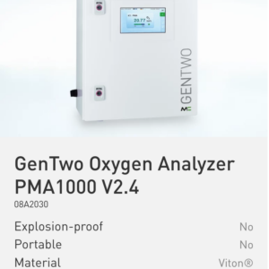 GenTwo Oxygen Analyzer PMA1000 V2.4 Part No.: 08A2030