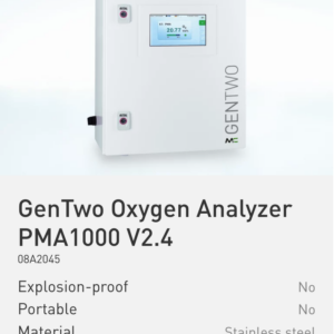GenTwo Oxygen Analyzer PMA1000 V2.4 Part No.: 08A2045