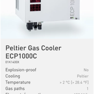 Peltier Gas Cooler ECP1000C Part No.: 01K1400X
